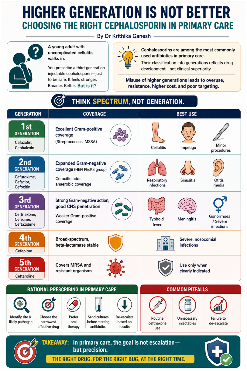 Cephalosporin generations table